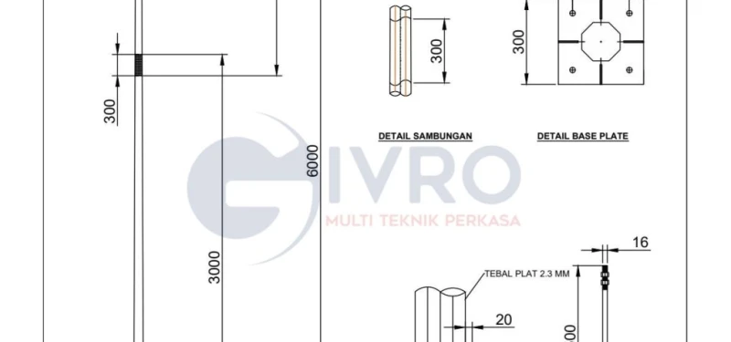 Tiang Perumahan Ekonomis